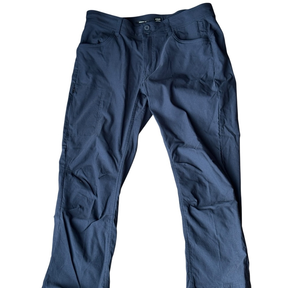 Prana Halle Straight Fit Pants Size 14 Short Navy Pockets Hiking - Picture 3 of 6